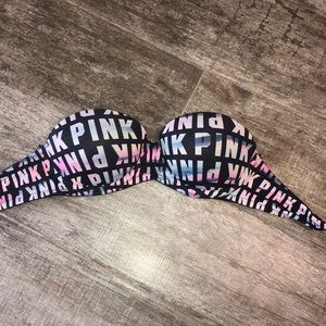 Victoria Secret Pink Strapless Push up bra